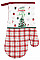Перчатка ARDESTO Christmas Tree 18х30см, 100% полиэстер (верх), 100% хлопок (низ), зеленый
