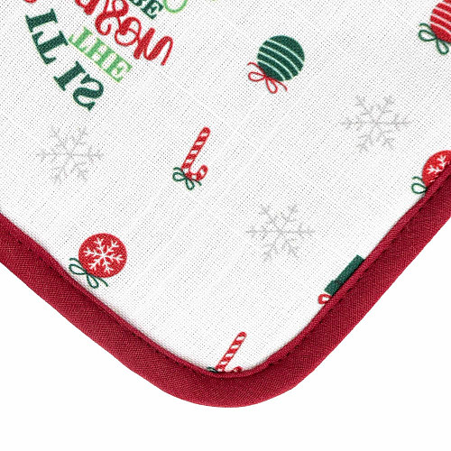 Прихватка ARDESTO Christmas Tree 18х20см, 100% поліестер (верх), 100% бавовна (низ), зелений