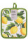 Прихватка ARDESTO Sicilian lemons 18х20см, 100% поліестер, зелений