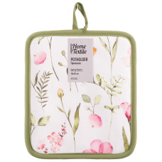 Прихватка ARDESTO Spring flowers 18х20см, 100% поліестер, білий