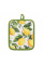 Набір прихваток для кухні ARDESTO Sicilian lemons 18х20см, 18х30см, 100% поліестер (верх), 100% бавовна (низ), зелений