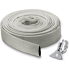 Шланг тканевый Karcher эластичный с хомутом из нержавеющей стали, 10м.