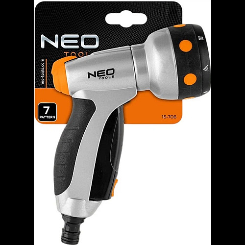 Зрошувач ручний Neo Tools CLICK, пістолетний, 7 функцій 0.306кг