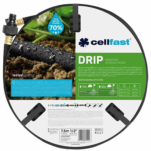 Шланг садовый Cellfast DRIP для капельного полива 1/2