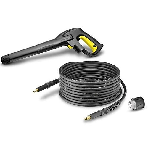 Комплект для минимошек Karcher 2.643-909.0 шланг выс. давления 12м пистолет адаптер Quick Connect 60°C 180бар 1.49кг