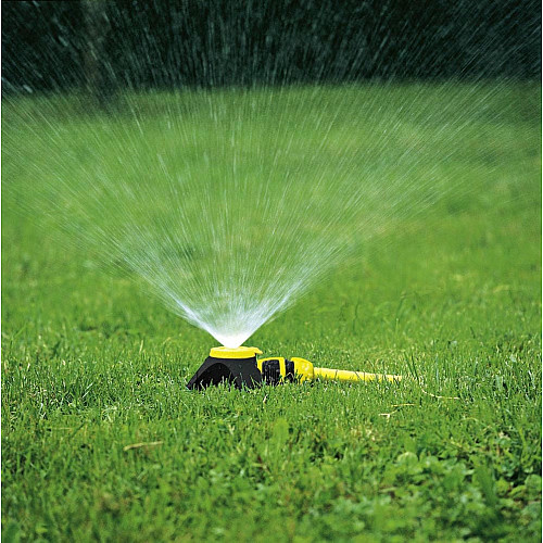 Дождевой ороситель Karcher, круговой 9 м, площадь полива до 64 м2, с насадкой для узких участков.