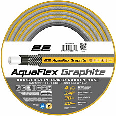 Шланг садовий 2Е AquaFlex Graphite 3/4