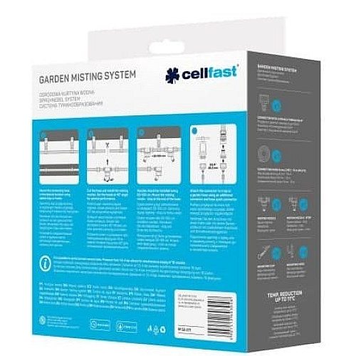 Система туманообразования Cellfast шланг 15м 7 форсунок