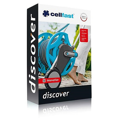 Котушка для шланга Cellfast DISCOVER на колесах 60м шланга 1/2