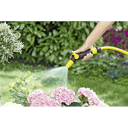 Ороситель ручной Karcher, регулировка напора воды, регулировка формы струи воды