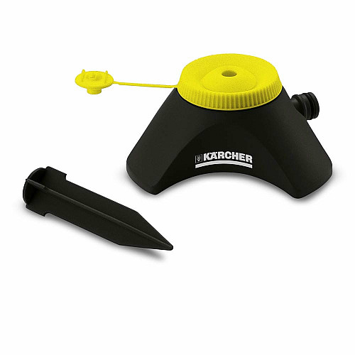 Дождевой ороситель Karcher, круговой 9 м, площадь полива до 64 м2, с насадкой для узких участков.