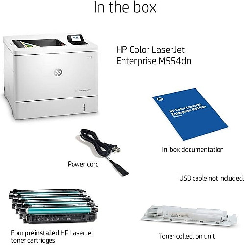 Принтер А4 HP Color LaserJet Enterprise M554dn