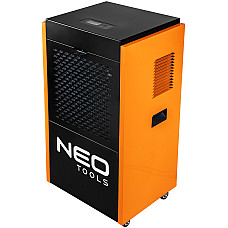 Осушувач повітря промисловий Neo Tools 90л/добу 310м кв 500м куб/год 1000Вт LCD дисплей ел.керування таймер IP22