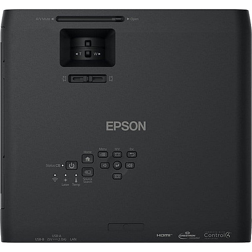 Проєктор Epson EB-L265F FHD, 4600 lm, LASER, 1.32-2.12, WiFi