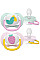 Пустышка Avent Ultra Air, 0-6 мес., 2шт, дизайн для девушек.