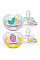 Пустышка Avent Ultra Air, 0-6 мес., 2шт, дизайн для девушек.