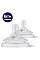 Соска Avent Natural 6мес+, силиконовая, Природный поток, быстрый поток, 2шт