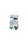 Пустышка Nuvita Air55 Cool 6мес+, симметричная, с колпачком, светящаяся в темноте, усы, голубой
