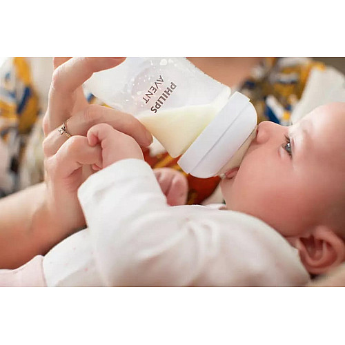 Соска Avent Natural 6мес+, силиконовая, Природный поток, для густой пищи, 2шт
