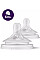 Соска Avent Natural 6мес+, силиконовая, Природный поток, для густой пищи, 2шт