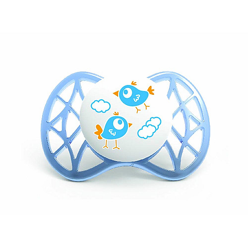 Пустушка Nuvita Air 0міс+, симетрична, 2шт, блакитний/зелений