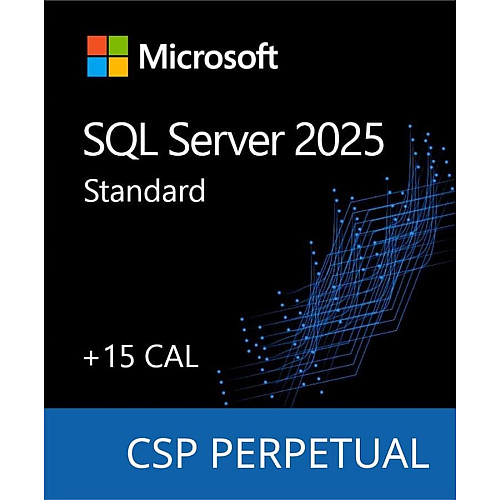 Программный продукт Microsoft SQL Server 2025 Standard Edition and 15 CAL Pack