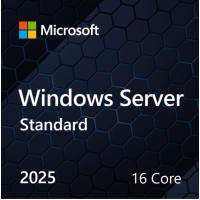 Примірник ПЗ Microsoft Windows Server 2025 Standard 16 Core англ, ОЕМ на DVD носії