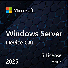 Примірник ПЗ Microsoft Windows Server 2025 CAL 5 Device англ, ОЕМ без носія