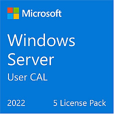 Примірник ПЗ Microsoft Windows Server 2022 CAL 5 User англ, ОЕМ без носія