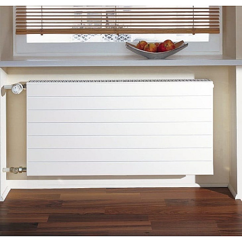 Радіатор сталевий Kermi Line-K PLK 22 тип 500x1600мм бокове підкл, 2710Вт Therm-X2 RAL 9016 білий глянець
