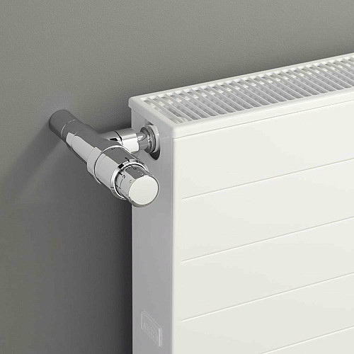 Радиатор стальной Kermi Line-K PLK 22 тип 500x1400мм боковая подкл, 2372Вт Therm-X2 RAL 9016 белый глянец