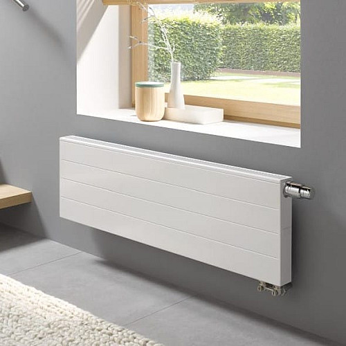 Радіатор сталевий Kermi Line-V PLV 22 тип 500x700мм нижнє підкл, 1190Вт Therm-X2 RAL 9016 білий глянець