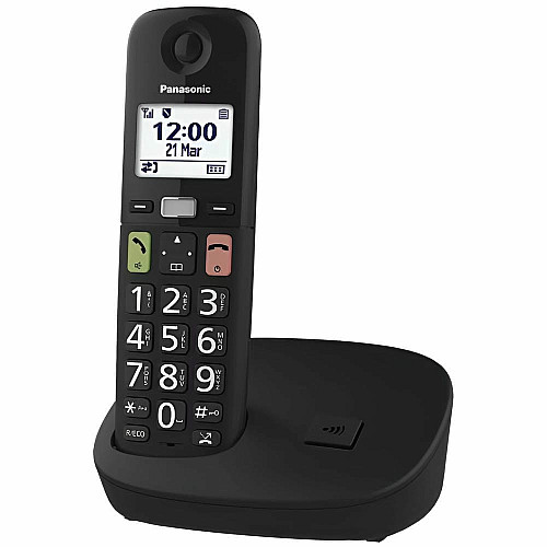 Радіотелефон DECT Panasonic KX-TGU110UAB, чорний