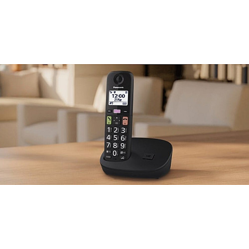 Радіотелефон DECT Panasonic KX-TGU110UAB, чорний
