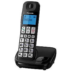 Радіотелефон DECT Panasonic KX-TGE110UCB, чорний