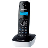 Радіотелефон DECT Panasonic KX-TG1611UAW, чорно-білий