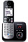 Радіотелефон DECT Panasonic KX-TG6821UAB, чорний