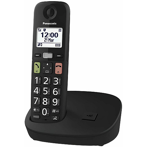Радіотелефон DECT Panasonic KX-TGU110UAB, чорний