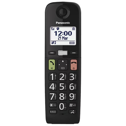 Радіотелефон DECT Panasonic KX-TGU110UAB, чорний