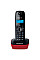 Радіотелефон DECT Panasonic KX-TG1611UAR, чорно-червоний