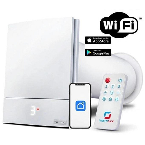 Рекуператор Ventoxx Harmony Smart 0,75м пульт дистанционного управления Wi-Fi LED-индикация пластиковая решетка