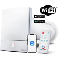 Рекуператор Ventoxx Harmony Smart 0,5м пульт дистанційного керування Wi-Fi LED-індикація пластикова решітка