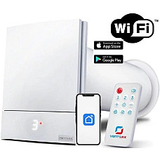 Рекуператор Ventoxx Harmony Smart 0,5м пульт дистанційного керування Wi-Fi LED-індикація пластикова решітка