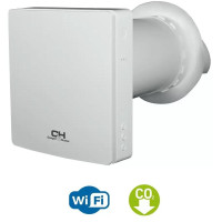 Рекуператор Cooper&Hunter Easy Vent 60м3/г Wi-Fi датчик СО2 Wi-Fi білий