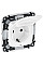 Розетка 2К+З зі шторками Legrand Valena ALLURE, IP44, білий,