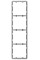 Рамка для вимикача на 4 секції Ajax Frame 4 seats for LightSwitch Vertical