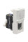 Розетка Legrand Mosaic, CAT 5e, RJ45, UTP, інформаційна, 1 модуль, білий