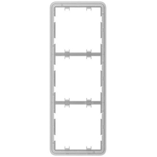 Рамка для выключателя на 3 секции Ajax Frame 3 seats for LightSwitch Vertical