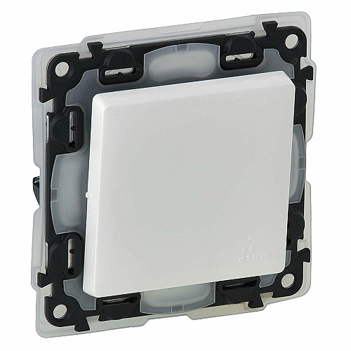 Перемикач Legrand Valena LIFE, 10АХ, 250V, автоматичні клеми, IP44, білий