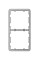 Рамка для вимикача на 2 секції Ajax Frame 2 seats for LightSwitch Vertical